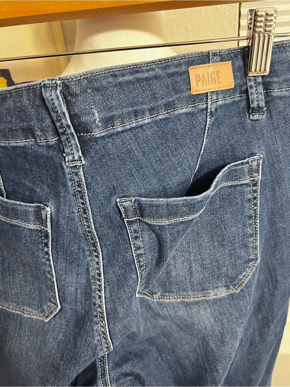 PAIGE Mayslie Ankle Straight Leg Jeans
274 Blue - Picture 6 of 13